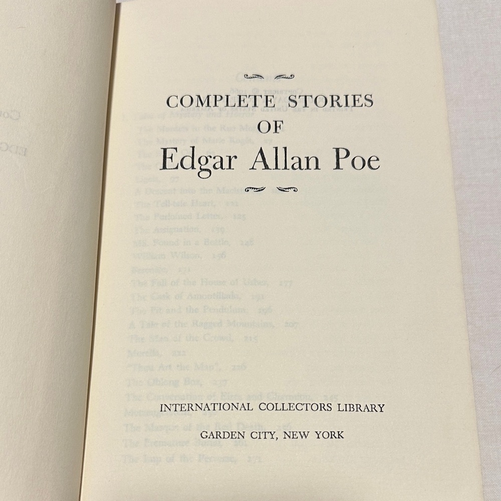 Ornate Collection of the Complete Stories of Edgar Allan Poe Book
